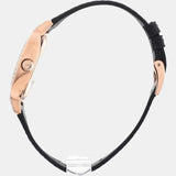 Emporio Armani Cleo Three-Hand Mother of Pearl Dial Black Leather Strap Watch For Women - AR11485 Buy Now By Emporio Armani