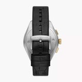 Emporio Armani Claudio Chronograph Silver Dial Black Leather Strap Watch For Men - AR11498 Buy Now By Emporio Armani