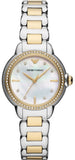 Emporio Armani Mia Quartz Mother of Pearl Dial Two Tone Steel Strap Watch For Women - AR11524 Buy Now By Emporio Armani