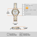 Emporio Armani Mia Quartz Mother of Pearl Dial Two Tone Steel Strap Watch For Women - AR11524 Buy Now By Emporio Armani