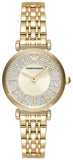 Emporio Armani Gianni T Bar Analog Crystals Gold Dial Gold Steel Strap Watch For Women - AR11608 Buy Now By Emporio Armani