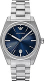 Emporio Armani Frederico Analog Blue Dial Silver Steel Strap Watch for Men - AR11620 Buy Now By Emporio Armani