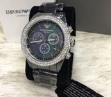 Emporio Armani Ceramica Black Dial Black Ceramic Strap Watch For Men - AR1455 Buy Now By Emporio Armani