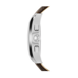 Emporio Armani Valente Chronograph Amber Dial Brown Leather Strap Watch For Men - AR1634 Buy Now By Emporio Armani