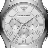 Emporio Armani Velente Chronograph Quartz Silver Dial Silver Steel Strap Watch For Men - AR1702 Buy Now By Emporio Armani