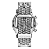 Emporio Armani Classic Chronograph Black Dial Silver Mesh Bracelet Watch For Men - AR1808 Buy Now By Emporio Armani