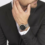 Emporio Armani Classic Chronograph Black Dial Silver Mesh Bracelet Watch For Men - AR1808 Buy Now By Emporio Armani