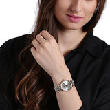 Emporio Armani Gianni T Bar Grey Dial Two Tone Steel Strap Watch For Women - AR1840 Buy Now By Emporio Armani