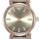 Emporio Armani Gianni T Bar Grey Dial Two Tone Steel Strap Watch For Women - AR1841 Buy Now By Emporio Armani