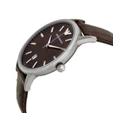 Emporio Armani Renato Classic Brown Dial Brown Leather Strap Watch For Men - AR2413 Buy Now By Emporio Armani