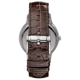Emporio Armani Classic Quartz Brown Dial Brown Leather Strap Watch For Men - AR2427 Buy Now By Emporio Armani