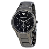 Emporio Armani Renato Chronograph Quartz Blue Dial Grey Steel Strap Watch For Men - AR2505 Buy Now By Emporio Armani