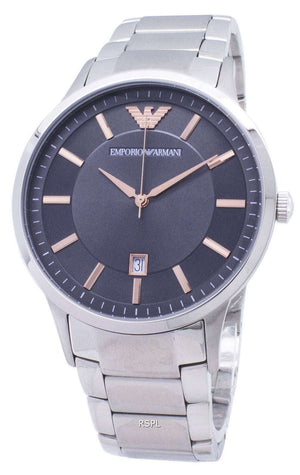 Emporio Armani Renato Quartz Grey Dial Silver Steel Strap Watch For Men - AR2514 Buy Now By Emporio Armani