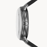 Emporio Armani Meccanico Skeleton Black Dial Black Leather Strap Watch For Men - AR60026 Buy Now By Emporio Armani