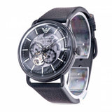 Emporio Armani Aviator Chronograph Black Dial Black Leather Strap Watch For Men - AR60028 Buy Now By Emporio Armani