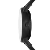 Emporio Armani Meccanico Automatic Black Dial Black Leather Strap Watch For Men - AR60042 Buy Now By Emporio Armani