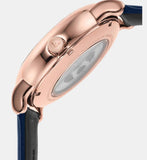 Emporio Armani Meccanico Automatic Blue Dial Blue Leather Strap Watch For Men - AR60050 Buy Now By Emporio Armani