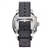Emporio Armani Sportivo Chronograph Silver Dial Black Leather Strap Watch For Men - AR6054 Buy Now By Emporio Armani