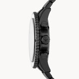 Emporio Armani Diver Chronograph Black Dial Black Steel Strap Watch For Men - AR80050 Buy Now By Emporio Armani