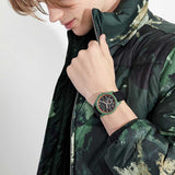 Armani Exchange Outerbanks Chronograph Black Dial Black Silicone Strap Watch For Men - AX1348 Buy Now By Armani Exchange