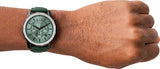 Armani Exchange Banks Chronograph Green Dial Green Leather Strap Watch For Men - AX1725 Buy Now By Armani Exchange