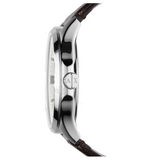 Armani Exchange Whitman Silver Dial Brown Leather Strap Watch For Men - AX2100 Buy Now By Armani Exchange