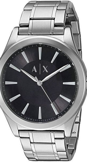Armani Exchange Nico Analog Black Dial Silver Steel Strap Watch For Men - AX2320 Buy Now By Armani Exchange