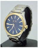 Armani Exchange Nico Quartz Blue Dial Two Tone Steel Strap Watch For Men - AX2332 Buy Now By Armani Exchange