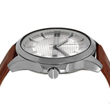 Armani Exchange Hampton Chronograph Grey Dial Brown Leather Strap Watch For Men - AX2414 Buy Now By Armani Exchange
