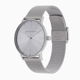 Armani Exchange Lola Analog Silver Dial Silver Mesh Strap Watch For Women - AX5535 Buy Now By Armani Exchange