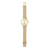 Armani Exchange Lola Analog Gold Dial Gold Mesh Strap Watch For Women - AX5536 Buy Now By Armani Exchange