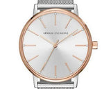 Armani Exchange Lola Analog White Dial Silver Mesh Strap Watch For Women - AX5537 Buy Now By Armani Exchange