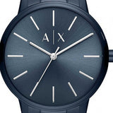 Armani Exchange Cayde Analog Blue Dial Blue Steel Strap Watch For Men - AX2702 Buy Now By Armani Exchange