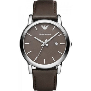 Emporio Armani Classic Quartz Brown Dial Brown Leather Strap Watch For Men - AR1729 Buy Now By Emporio Armani