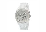 Emporio Armani Ceramica Chronograph White Dial White Ceramic Strap Watch For Women - AR1456 Buy Now By Emporio Armani