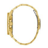 Guess Empire Quartz Black Dial Gold Steel Strap Watch For Men - GW0489G2 Buy Now By Guess