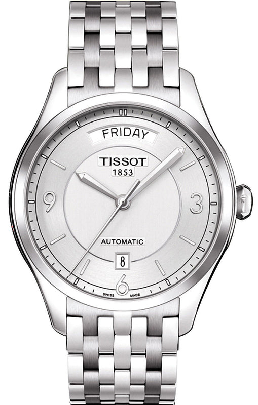 Tissot T Classic T One Automatic Silver Dial Silver Steel Strap Watch For Men - T038.430.11.037.00 Buy Now By Tissot