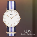 Daniel Wellington Classic Trinity White Dial Three Tone Nylon Strap Watch For Women - 0509DW Buy Now By Daniel Wellington