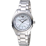 Emporio Armani Valeria Quartz Mother of Pearl Dial Silver Steel Strap Watch For Women - AR11030 Buy Now By Emporio Armani