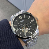 Fossil Townsman Black Dial Silver Steel Strap Watch for Men - ME3107 Buy Now By Fossil