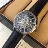 Emporio Armani Meccanico Automatic Black Dial Leather Strap Watch For Men - AR4629 Buy Now By Emporio Armani