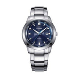 Citizen Eco Drive Blue Dial Silver Stainless Steel Watch For Men - BM7140-54L Buy Now By Citizen