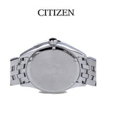 Citizen Eco Drive Blue Dial Silver Steel Strap Watch For Men - BM7250-56L Buy Now By Citizen