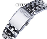 Citizen Eco Drive Blue Dial Silver Steel Strap Watch For Men - BM7250-56L Buy Now By Citizen