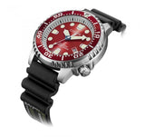 Citizen Eco Drive Promaster Marine Red Dial Black Rubber Strap Watch For Men - BN0159-15X Buy Now By Citizen