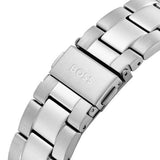 Hugo Boss Troper Chronograph Blue Dial Silver Steel Strap Watch For Men - 1514069 Buy Now By Hugo Boss