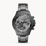 Fossil Bannon Multifunction Chronograph Grey Dial Grey Steel Strap Watch for Men - BQ2491 Buy Now By Fossil
