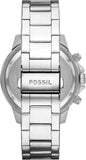 Fossil Bannon Chronograph Green Dial Silver Steel Strap Watch for Men - BQ2492 Buy Now By Fossil