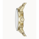 Fossil Bannon Multifunction Chronograph Green Dial Gold Steel Strap Watch for Men - BQ2493 Buy Now By Fossil