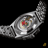 Breitling Chronomat B01 42 Six Nations Wales Red Dial Silver Steel Strap Watch for Men - AB0134A61K1A1 Buy Now By Breitling